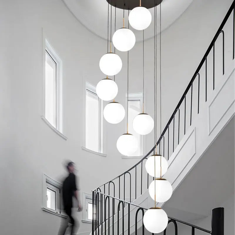 lustre duplex moderne pour éclairage de luxe intérieur