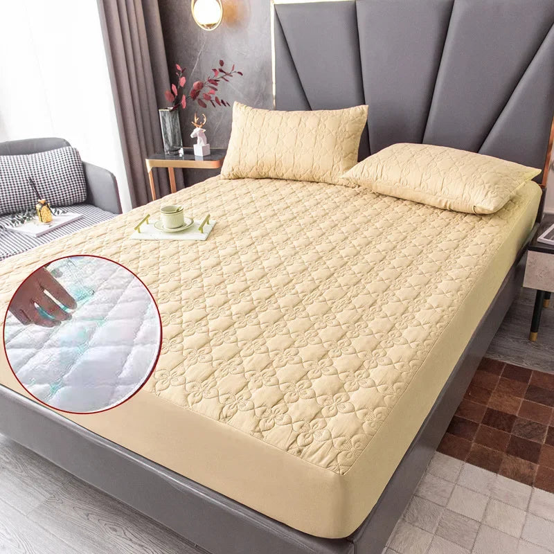 protege matelas imperméable antidérapant pour lit simple double queen king