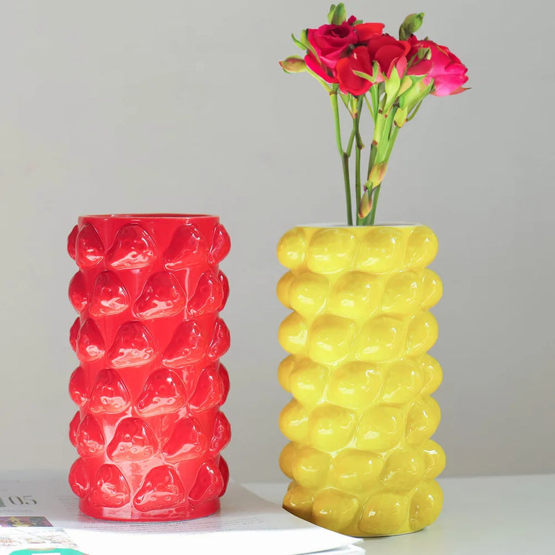 vase méditerranéen en céramique pour décoration intérieure et table