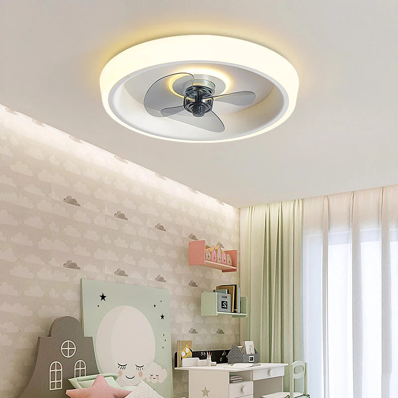 ventilateur de plafond moderne à led avec télécommande créatif et pratique