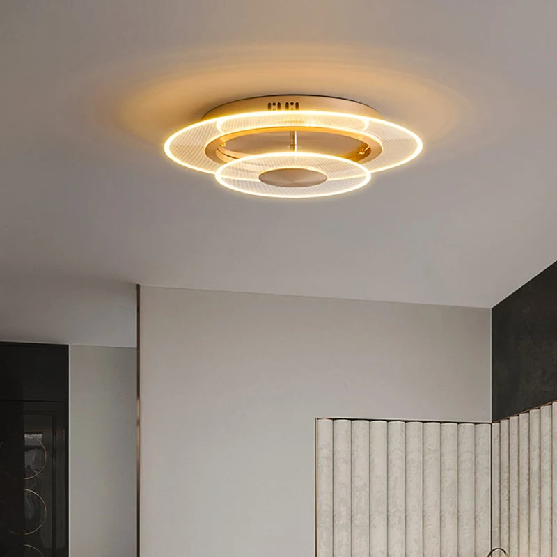 plafonnier design moderne led acrylique pour décoration intérieure