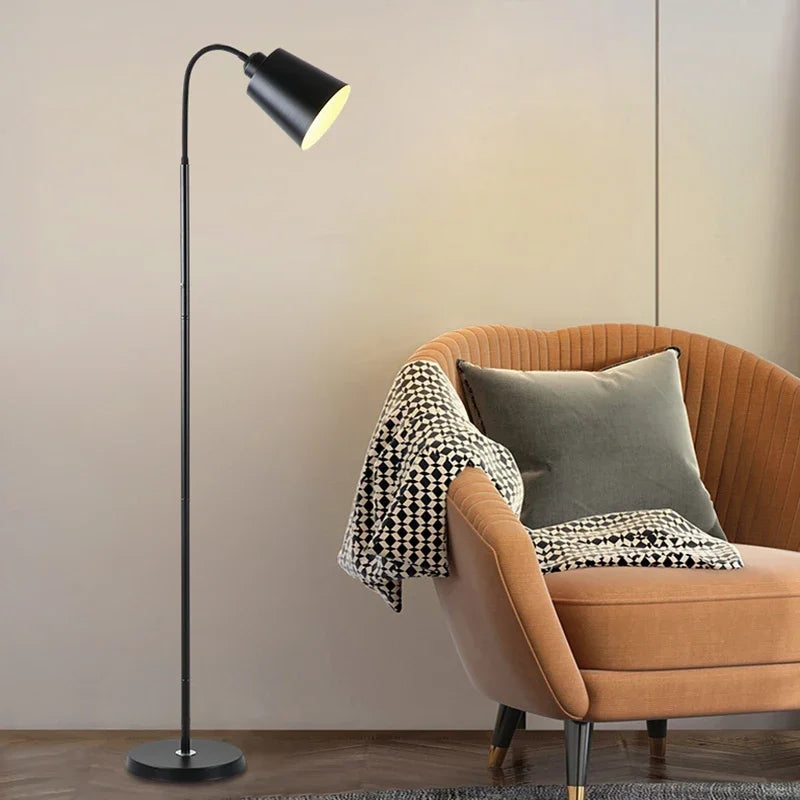 lampadaire nordique minimaliste réglable à led moderne pour intérieur