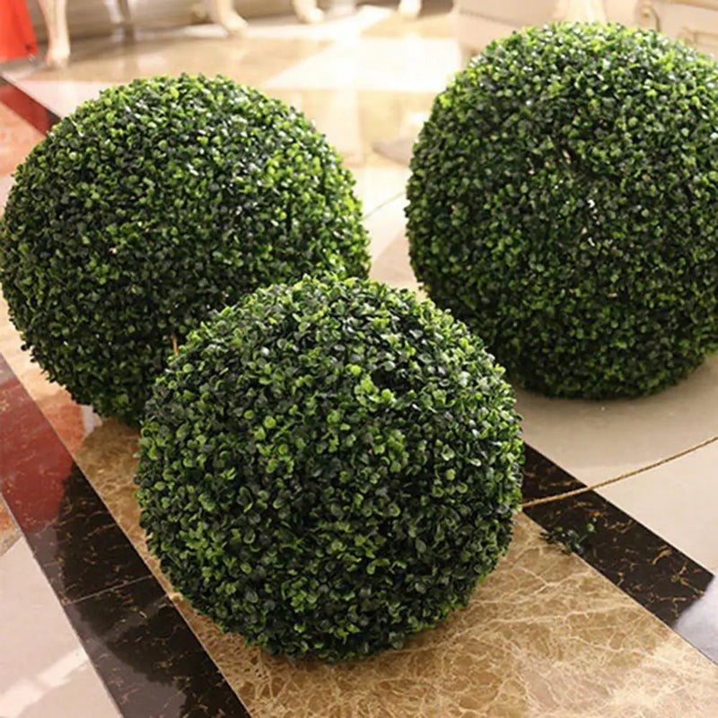 plante artificielle boule topiaire pour décoration jardin mariage fête