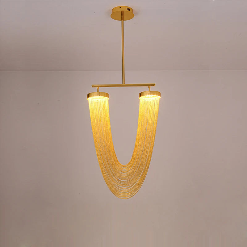 lustre design en aluminium led nouvelle tendance 2022