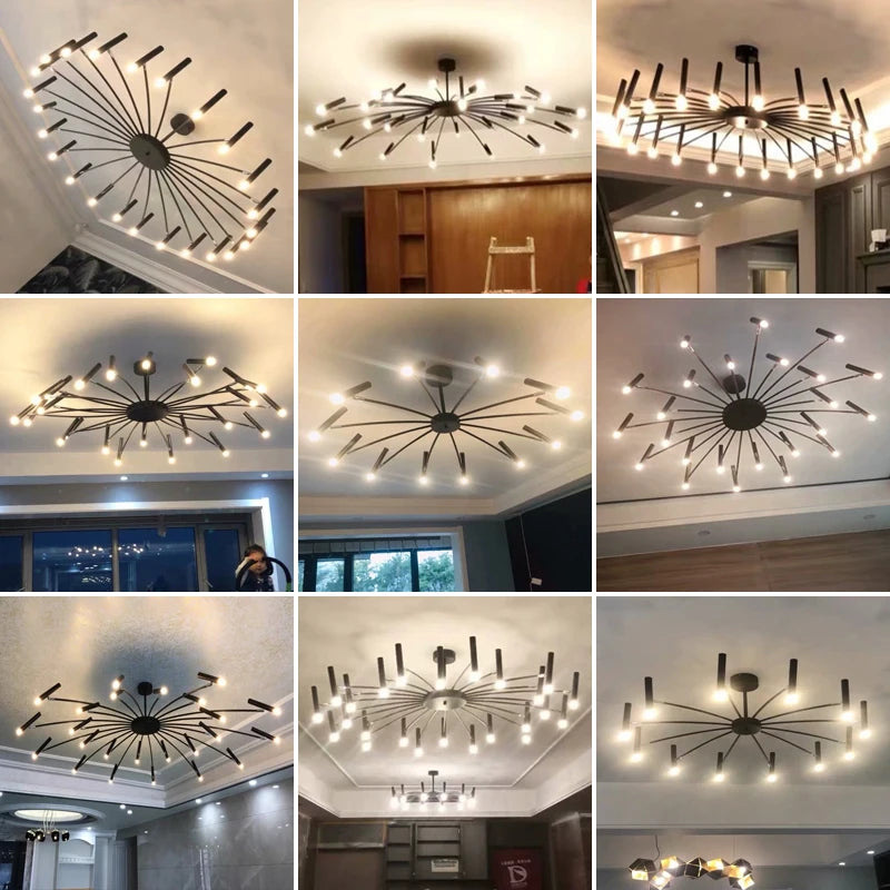 lustre moderne en design nordique pour un éclairage élégant