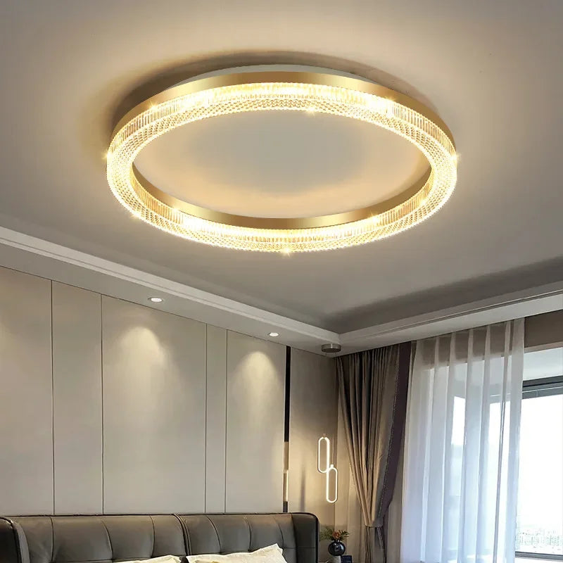 plafonnier led moderne pour décoration intérieure et ambiance chaleureuse