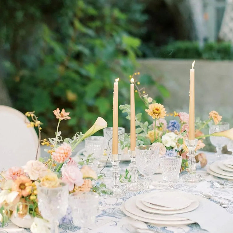 bougeoir en verre décoratif pour mariage et bureau