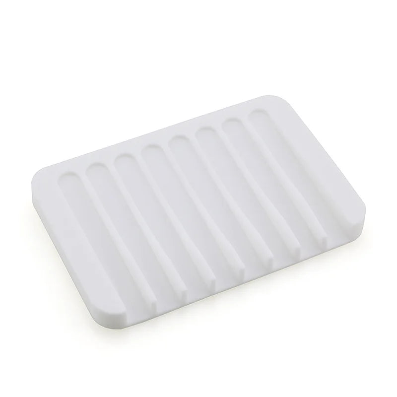 porte-savon en silicone bac auto-drainant pour salle de bain