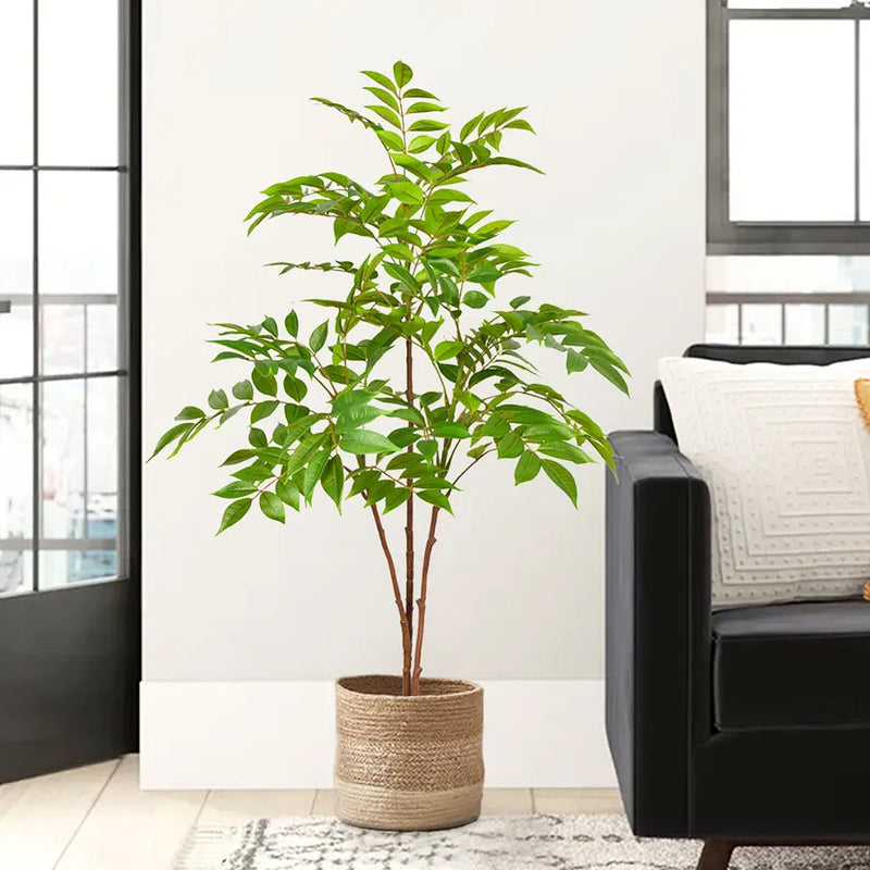 grandes plantes artificielles faux ficus arbre décoratif pour intérieur et extérieur