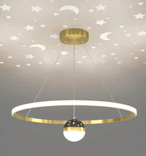 suspension design ronde en led pour décoration moderne