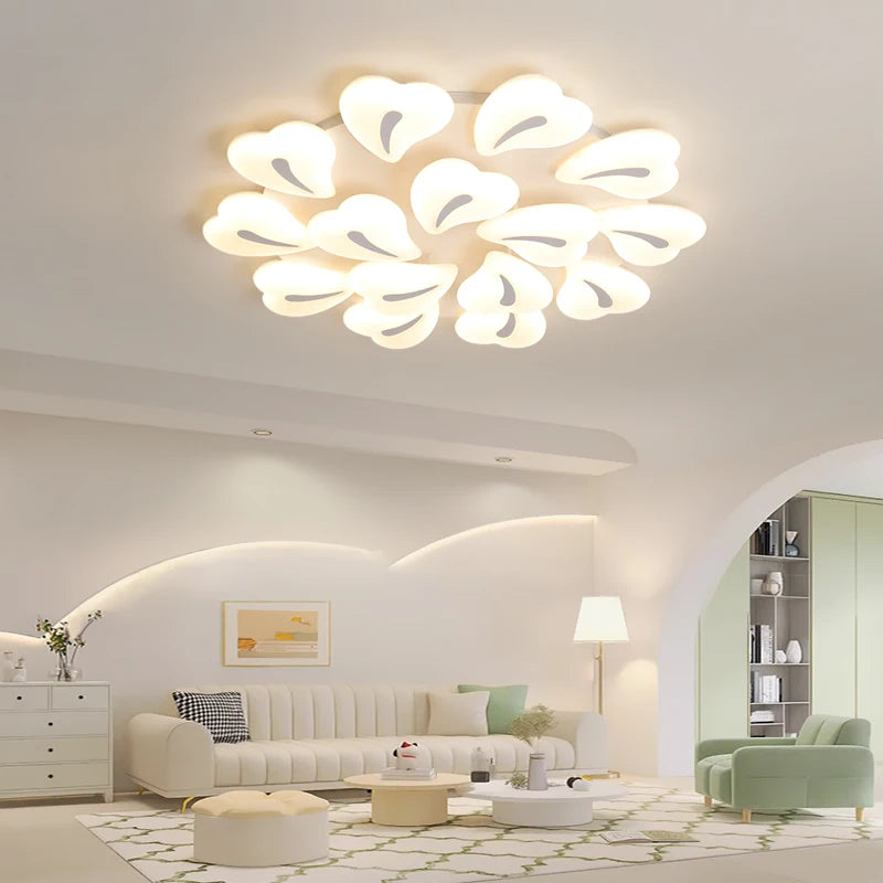 lustre en cristal de luxe avec éclairage led pour intérieur