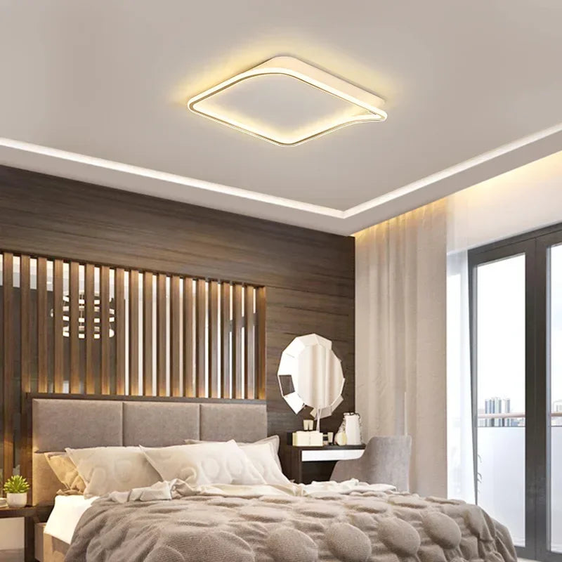 lustre moderne à leds pour décoration intérieure