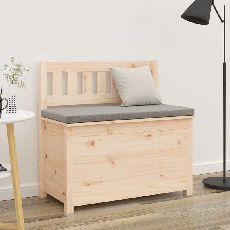 banc en bois avec rangement pratique pour votre intérieur