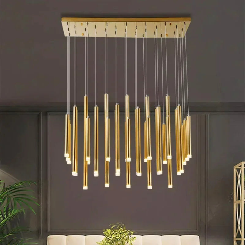 lustre moderne en goutte d'eau pour éclairage intérieur 2024