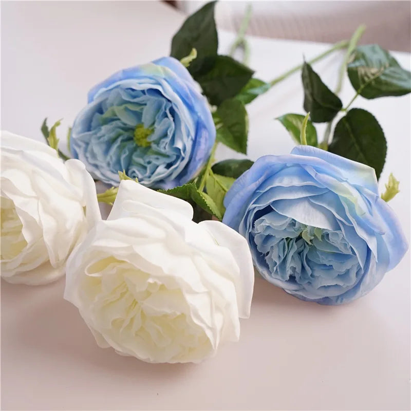 fleurs artificielles rose real touch pour décoration et cadeau