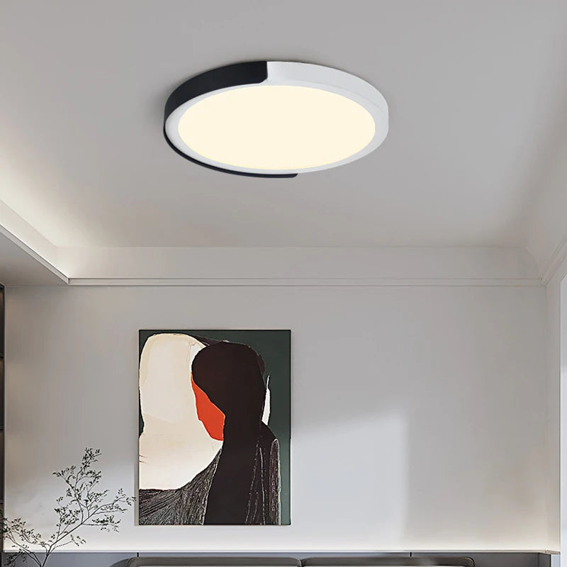 simple led trois anti-plafonnier rond maison lampe