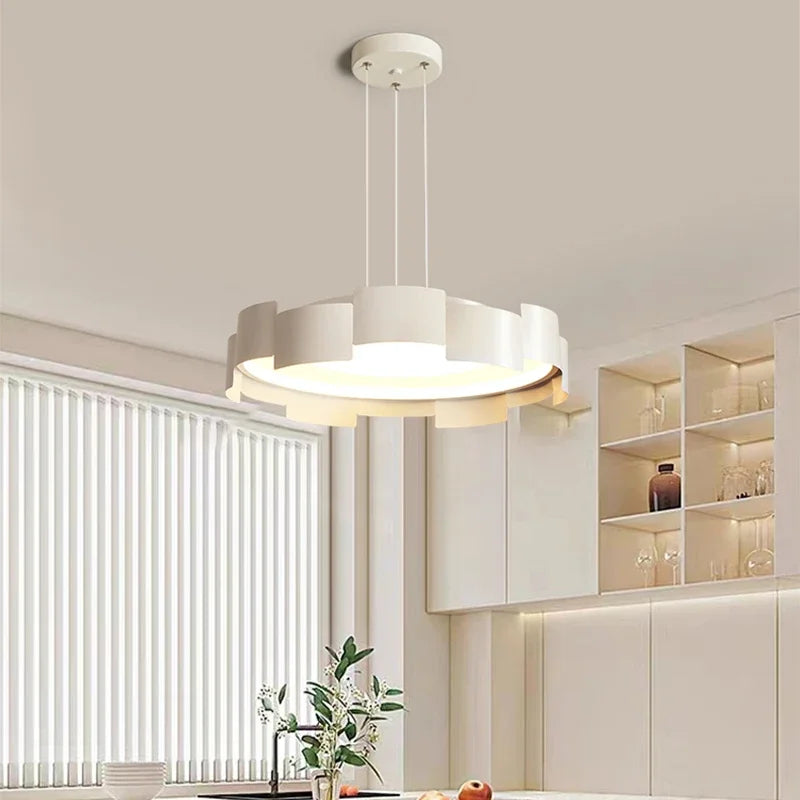 lustre moderne à leds pour décoration intérieure