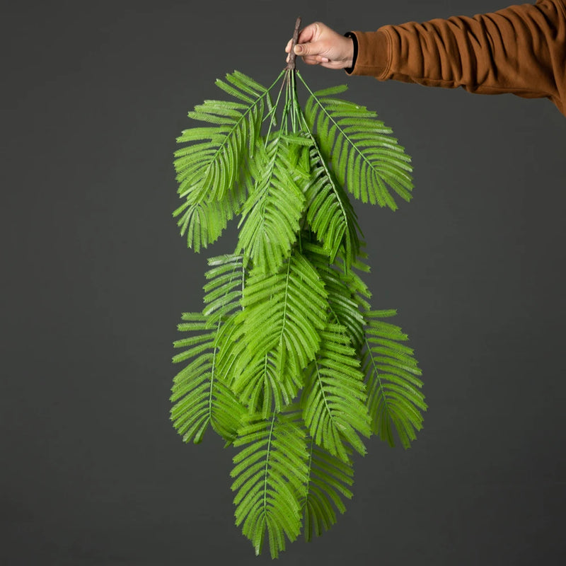 plantes artificielles suspendues feuillage tropical pour décoration intérieure