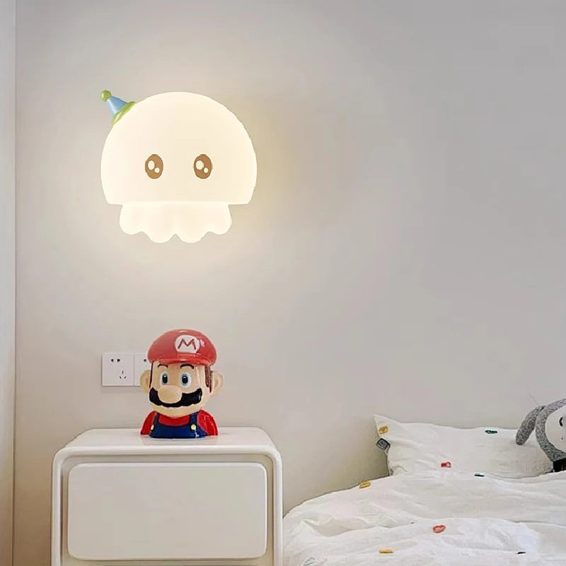 lampe de chevet poulpe mignon pour chambre enfant décoration créative