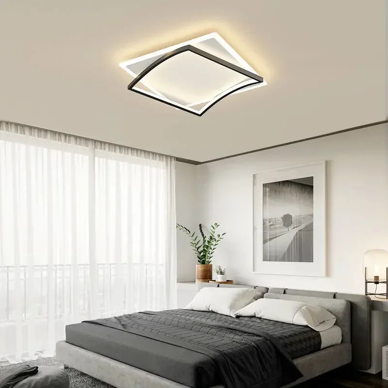 plafonnier led moderne luminaire décoratif intérieur design élégant