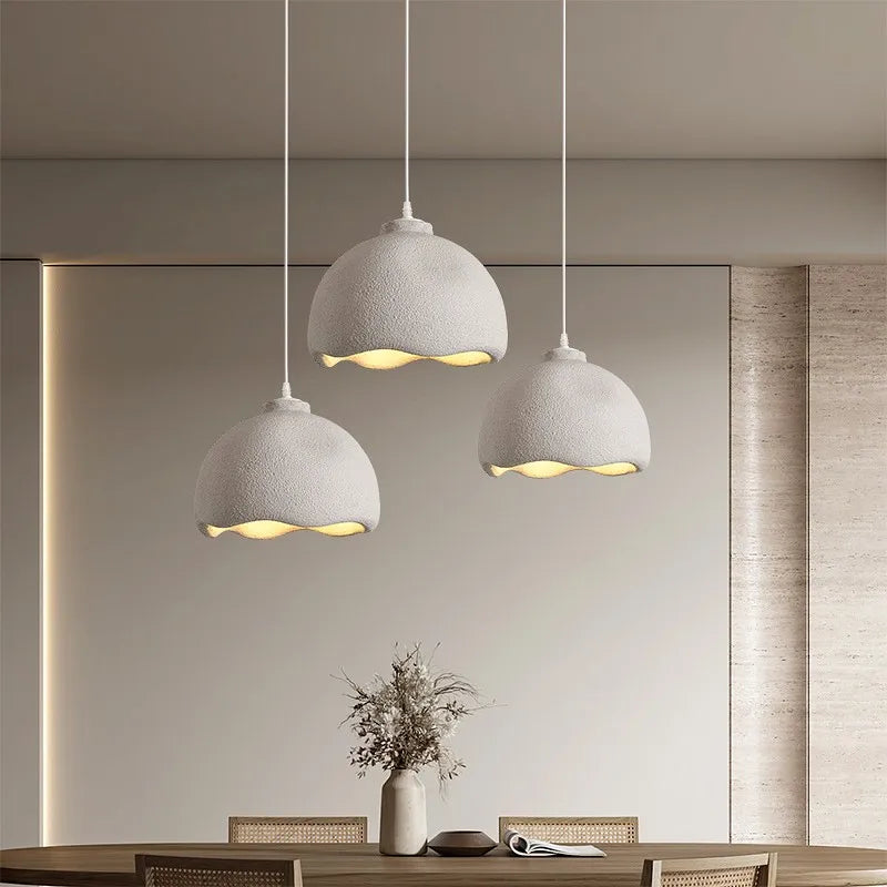 lustre moderne suspendu en résine pour décoration intérieure