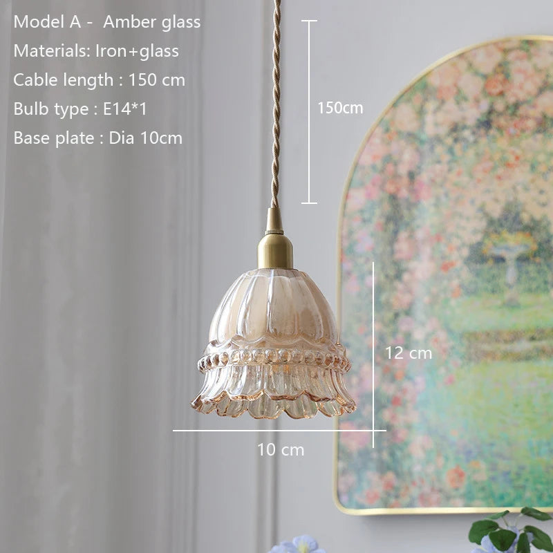 lustre minimaliste moderne en verre pour éclairage intérieur