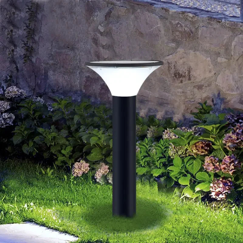 lampe solaire extérieure étanche pour jardin en aluminium
