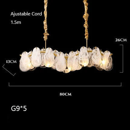 lustre suspendu en verre nuage design créatif postmoderne unique