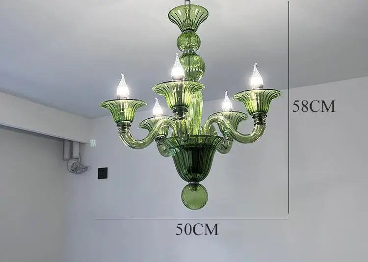 lustre led en cristal pour décoration intérieure élégante