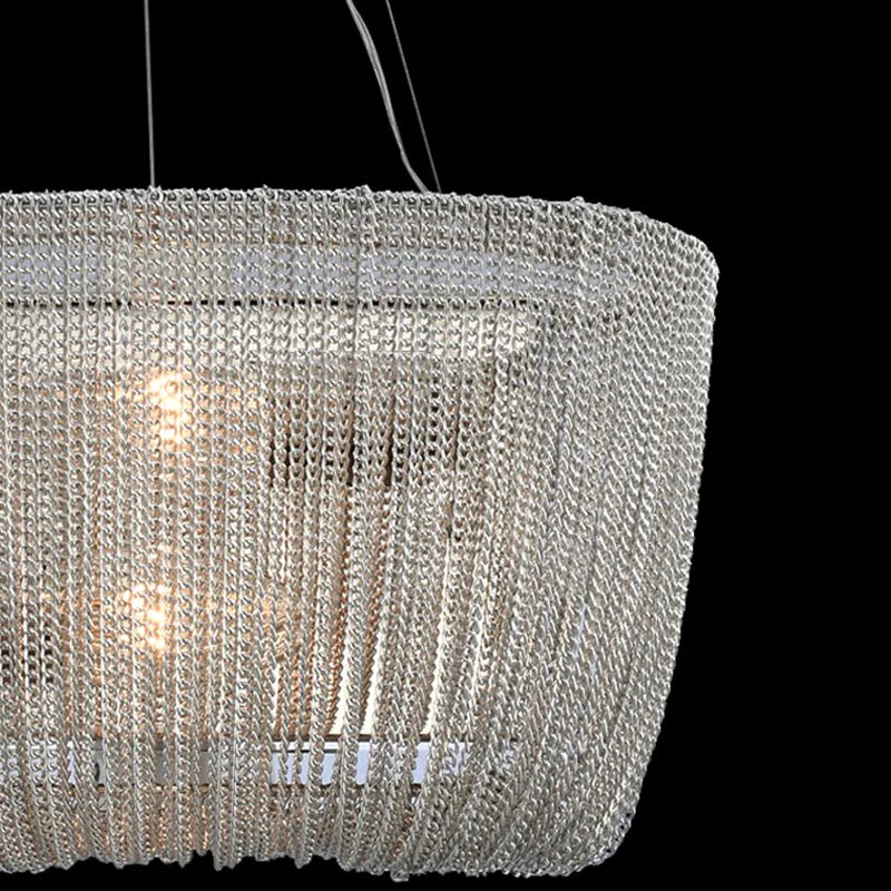 lustre de luxe créatif post-moderne avec gland chaîne