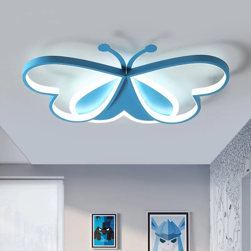 lustre winfordo led 	 papillon à intensité réglable pour enfants