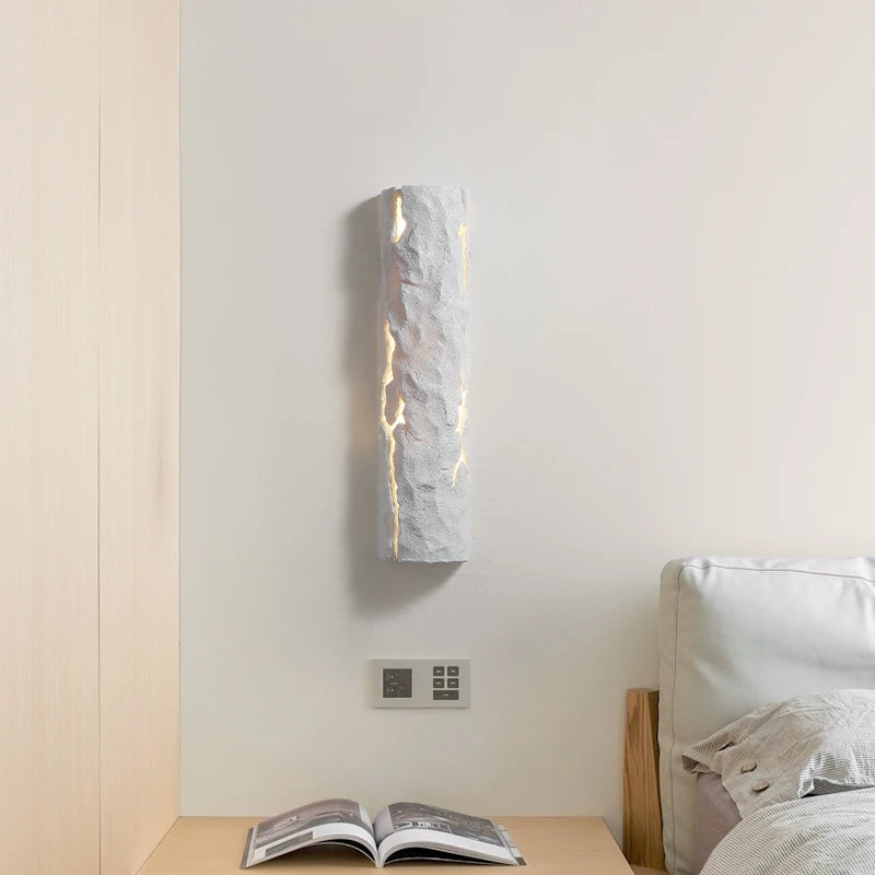 Modern creative tree stump LED wall lamp, indoor bedside wall lamp, designer, hotel, villa, cafe, passage, Art Deco, G9