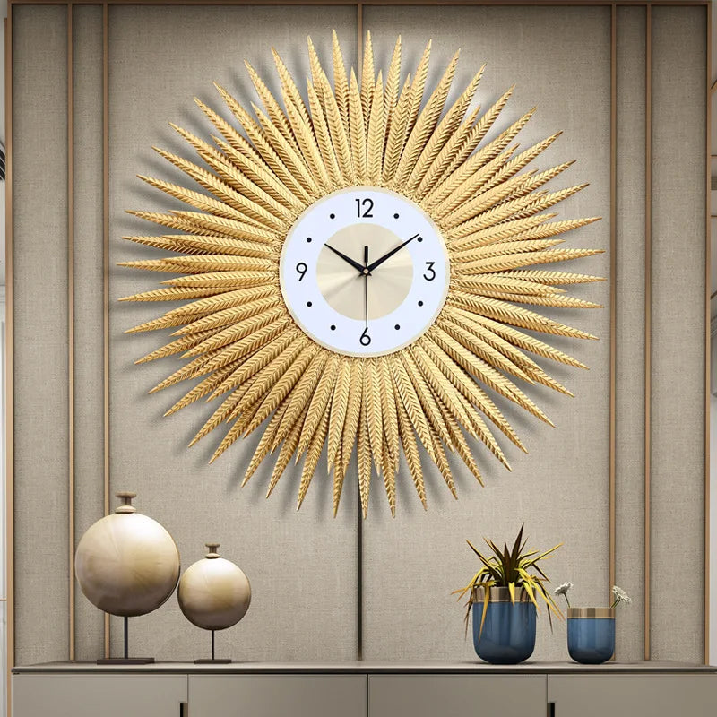 horloge murale moderne design quartz décoration intérieure élégante