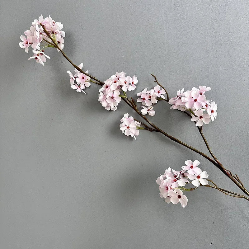 fleurs artificielles longues branches pour décoration intérieure élégante