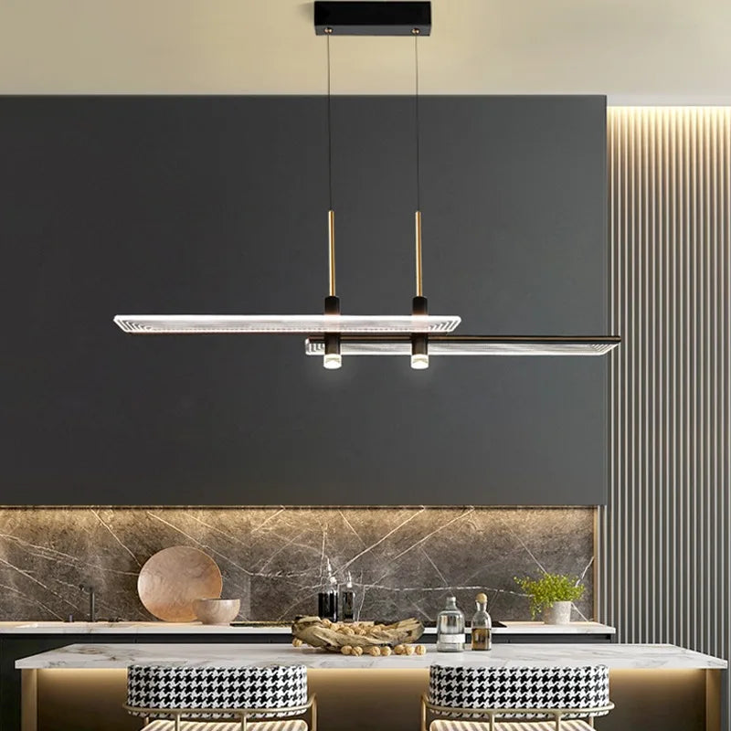 lustre et suspension led design créatif postmoderne minimaliste