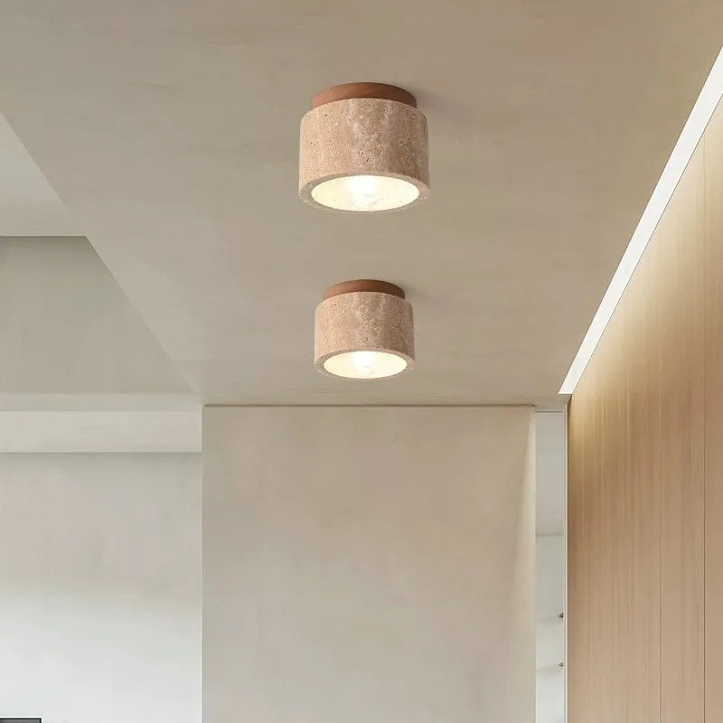 plafonnier led moderne en marbre pour décoration intérieure