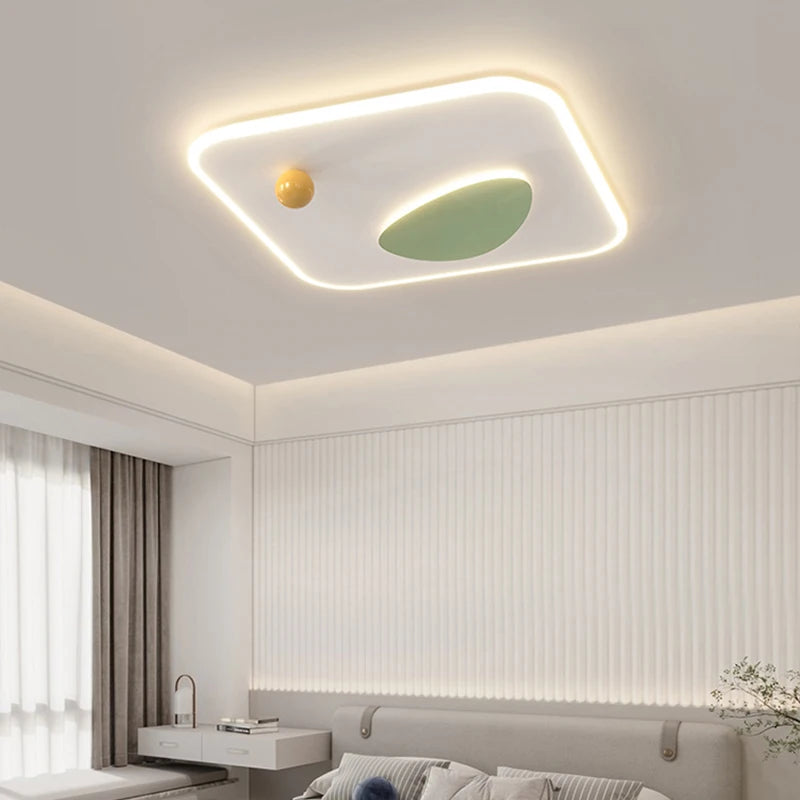 plafonnier led moderne rond carré pour intérieur