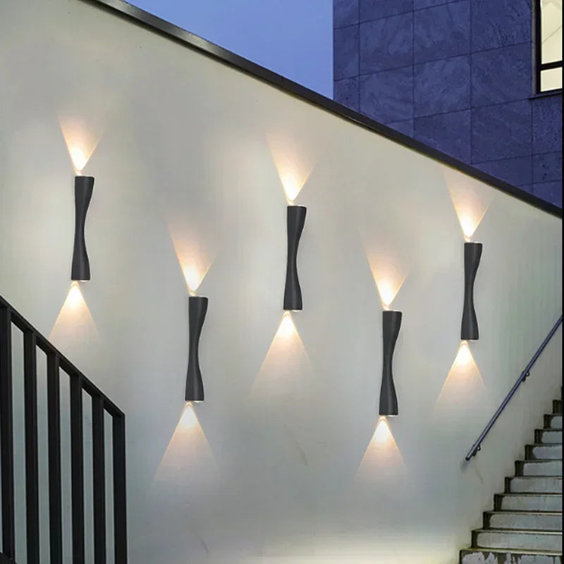 Applique murale extérieures en aluminium porche lumières IP65 étanche éclairage à la maison Cree Led de haute qualité