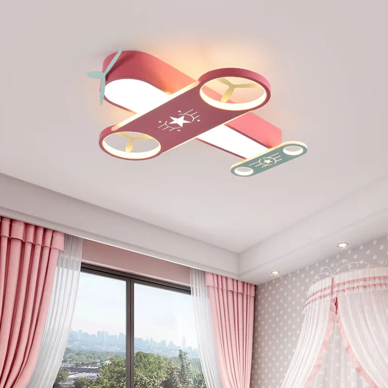 lustre moderne led en forme d'avion pour éclairage intérieur