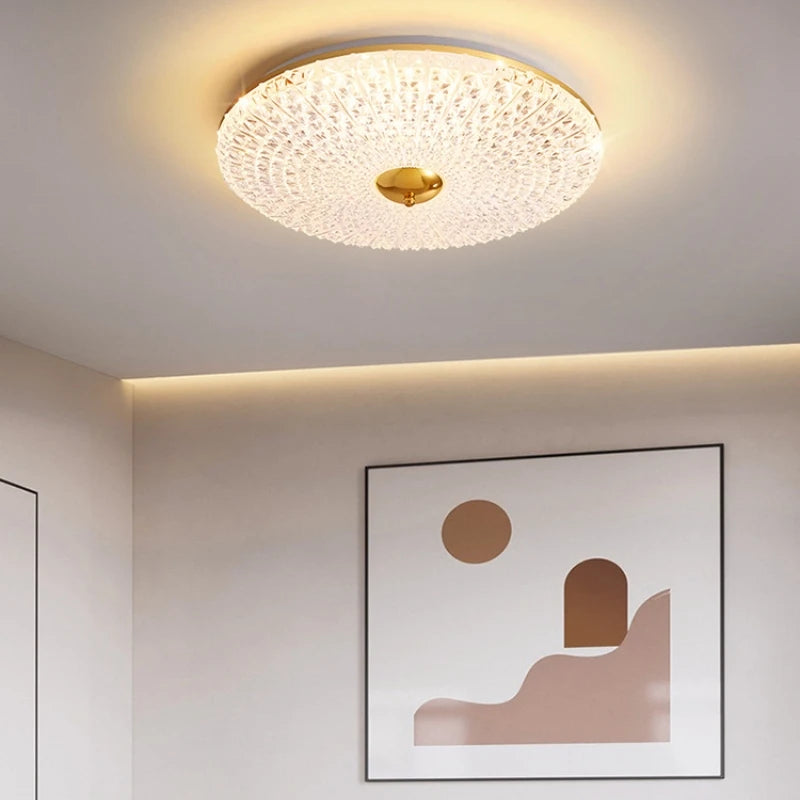 plafonnier led moderne rond pour éclairage intérieur élégant