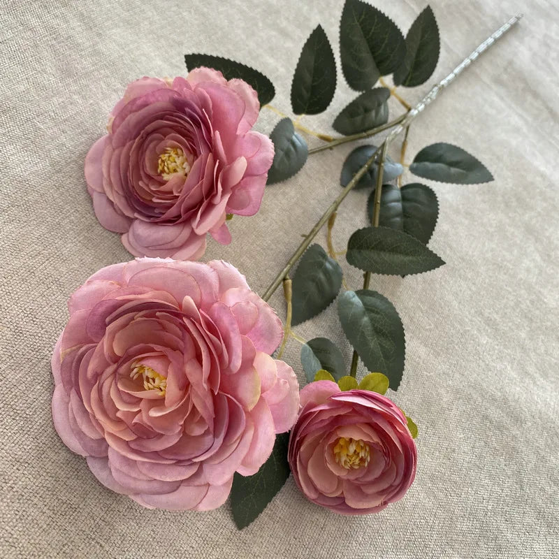 branche de lotus artificielle pour décoration de jardin et balcon