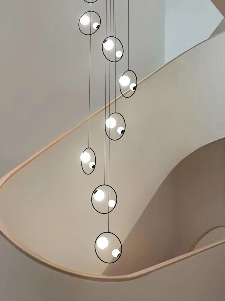 lustre moderne design pour un intérieur loft élégant