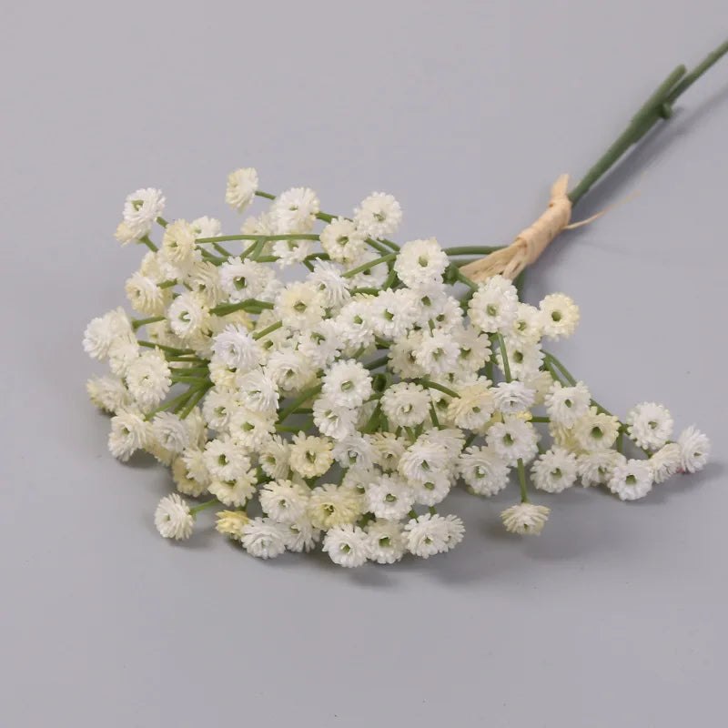 bouquet de gypsophile artificielle pour mariage et décoration intérieure