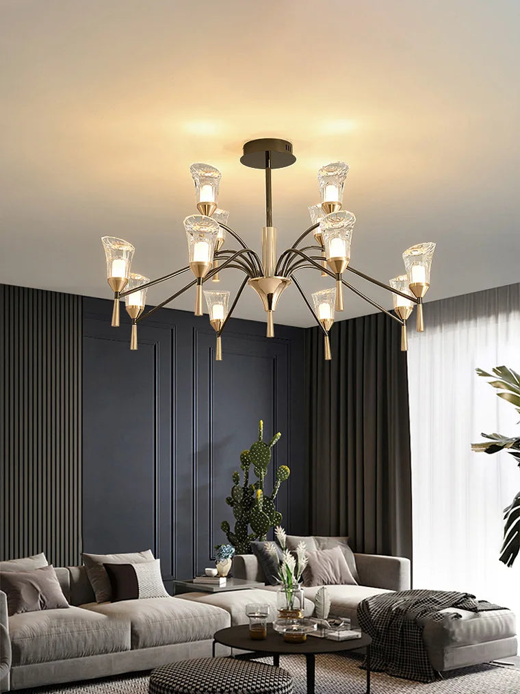 lustre moderne suspendu pour un éclairage élégant intérieur