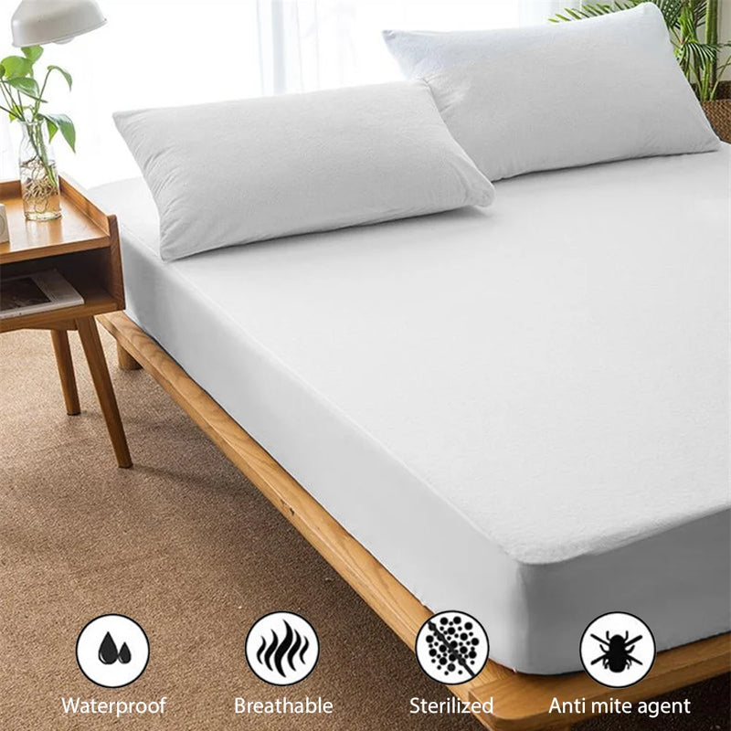 housse de matelas imperméable et respirante pour lit