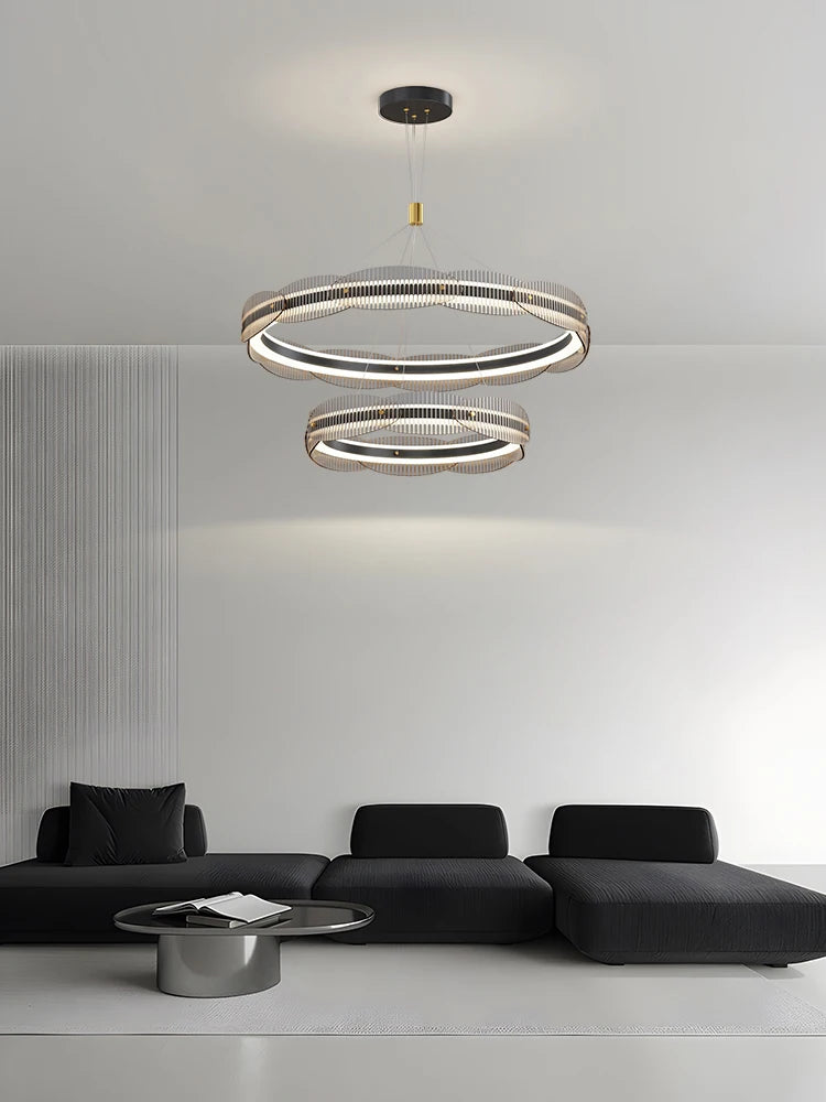 lustre moderne design pour salon et restaurant suspension