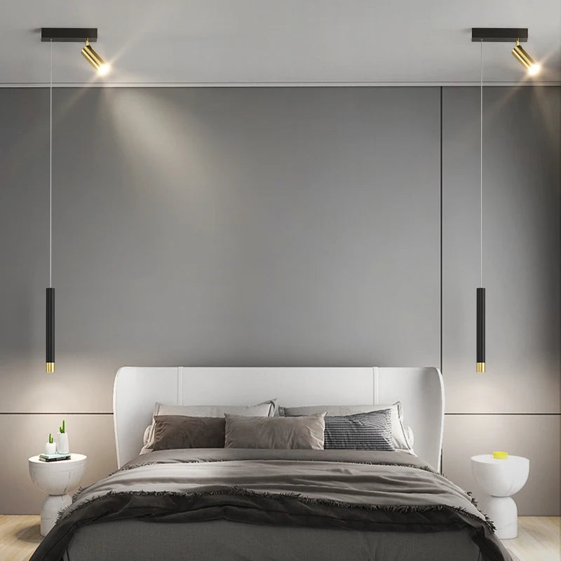 lustre nordique moderne minimaliste led lune déco maison