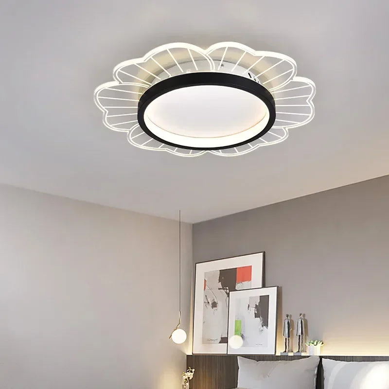 lustre moderne à leds pour décoration intérieure maison