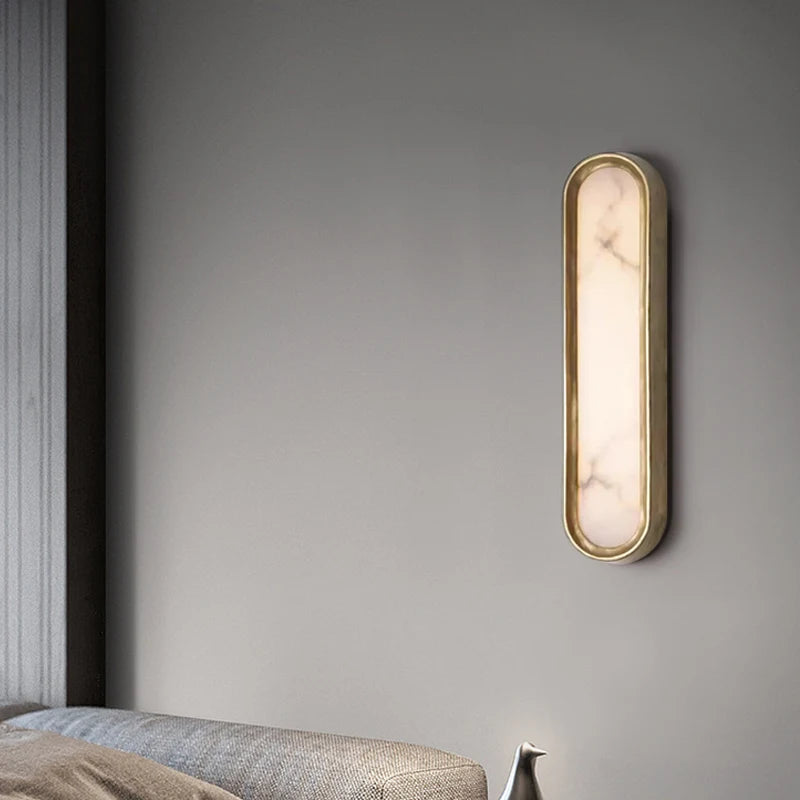 applique murale led en marbre pour intérieur moderne