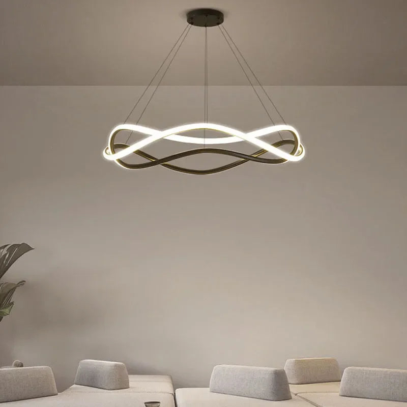 suspension à led moderne pour décoration intérieure élégante